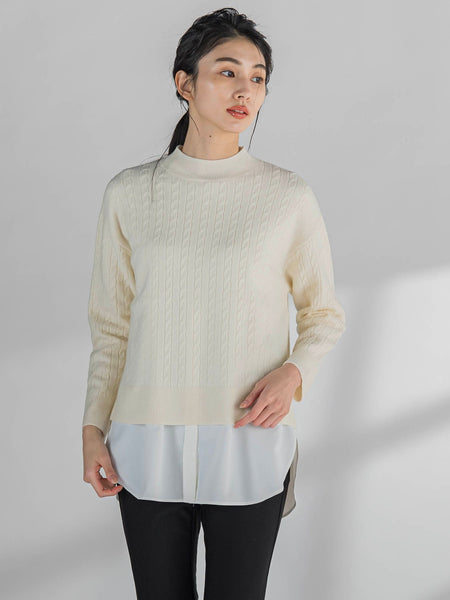 ケーブルニット