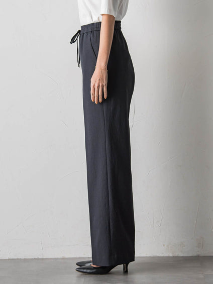 【WEB限定/+5cm丈長め】シェルタリングワイドパンツ