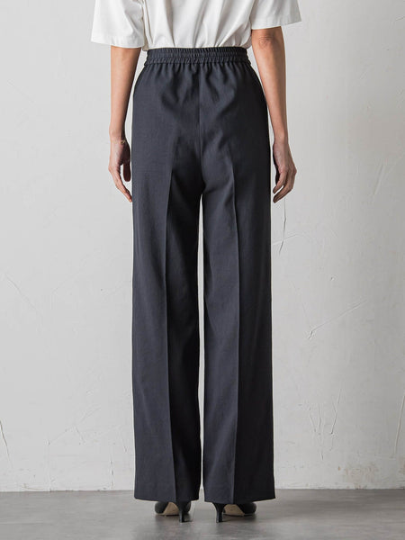 【WEB限定/+5cm丈長め】シェルタリングワイドパンツ