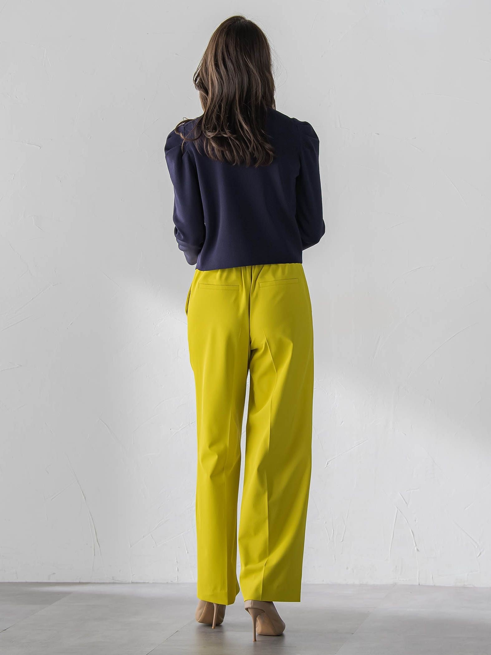 美シルエットワイドパンツ