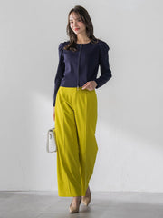 美シルエットワイドパンツ