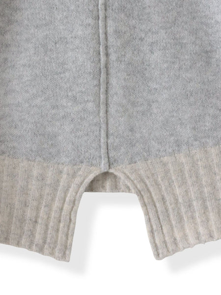 【WEB限定】”ふんわり配色の”もっちりハイネックニット