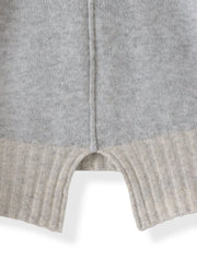 【WEB限定】”ふんわり配色の”もっちりハイネックニット