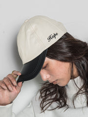 HOPE　レザーベースボールキャップ