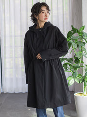 【大きいサイズ】パーテーションダウンロングコート