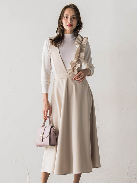 ダンボールフリルジャンパースカート