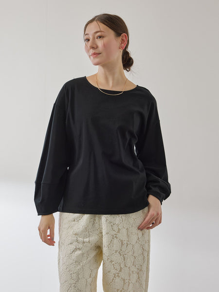 シルキースムースランタンスリーブカットソー≪手洗い可能≫