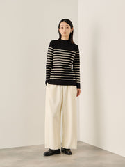 カットジョーゼットイージーワイドパンツ≪手洗い可能≫