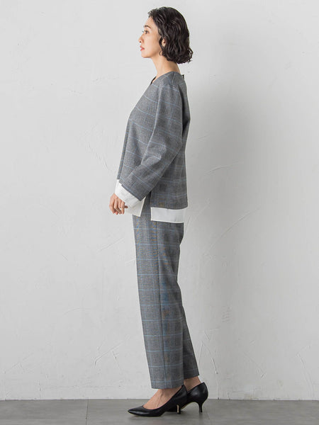 ピクシエスタVネックブラウス≪洗濯機で洗える≫