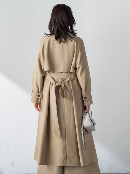 【ラク軽トレンチ】ラグランスリーブスプリングコート≪手洗い≫