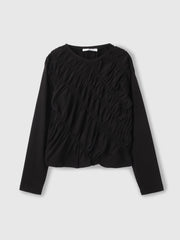 ギャザーラインフロントカットソー≪洗濯機で洗える≫