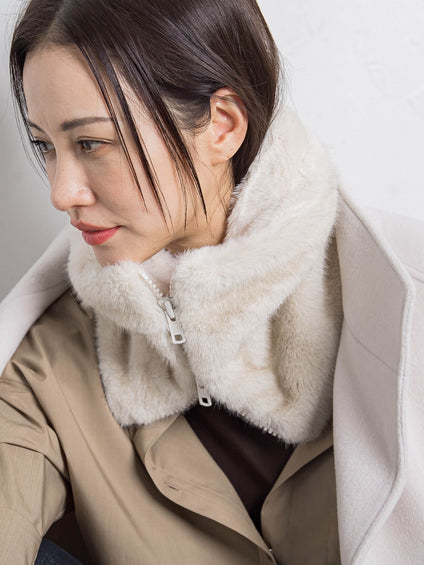【WEB限定】【THROW/スロー】Eco Fur Neck Warmer