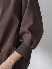 ボートネックドロストヘムスカートセットアップ