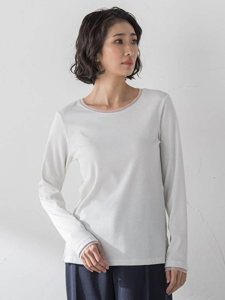 ラメテレコカットソー