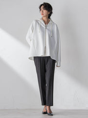 ストレッチダンボールジップパーカー