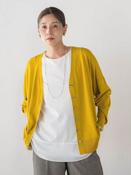 【新色追加】Tシャツニットカーディガン