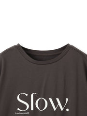 ドライタッチコットンロゴTシャツ≪洗濯機で洗える≫