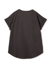 ドライタッチコットンロゴTシャツ≪洗濯機で洗える≫