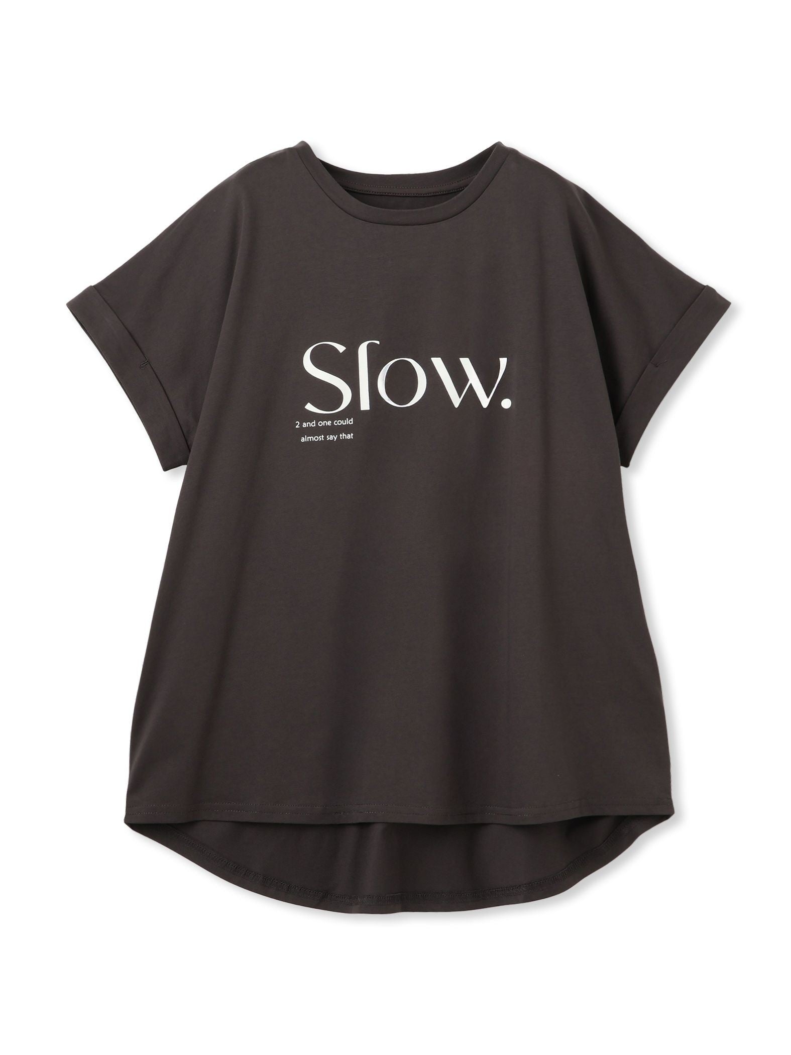 ドライタッチコットンロゴTシャツ≪洗濯機で洗える≫