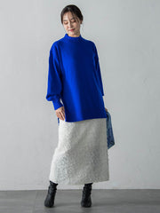 ファインメリノウールチュニックニット≪洗える≫