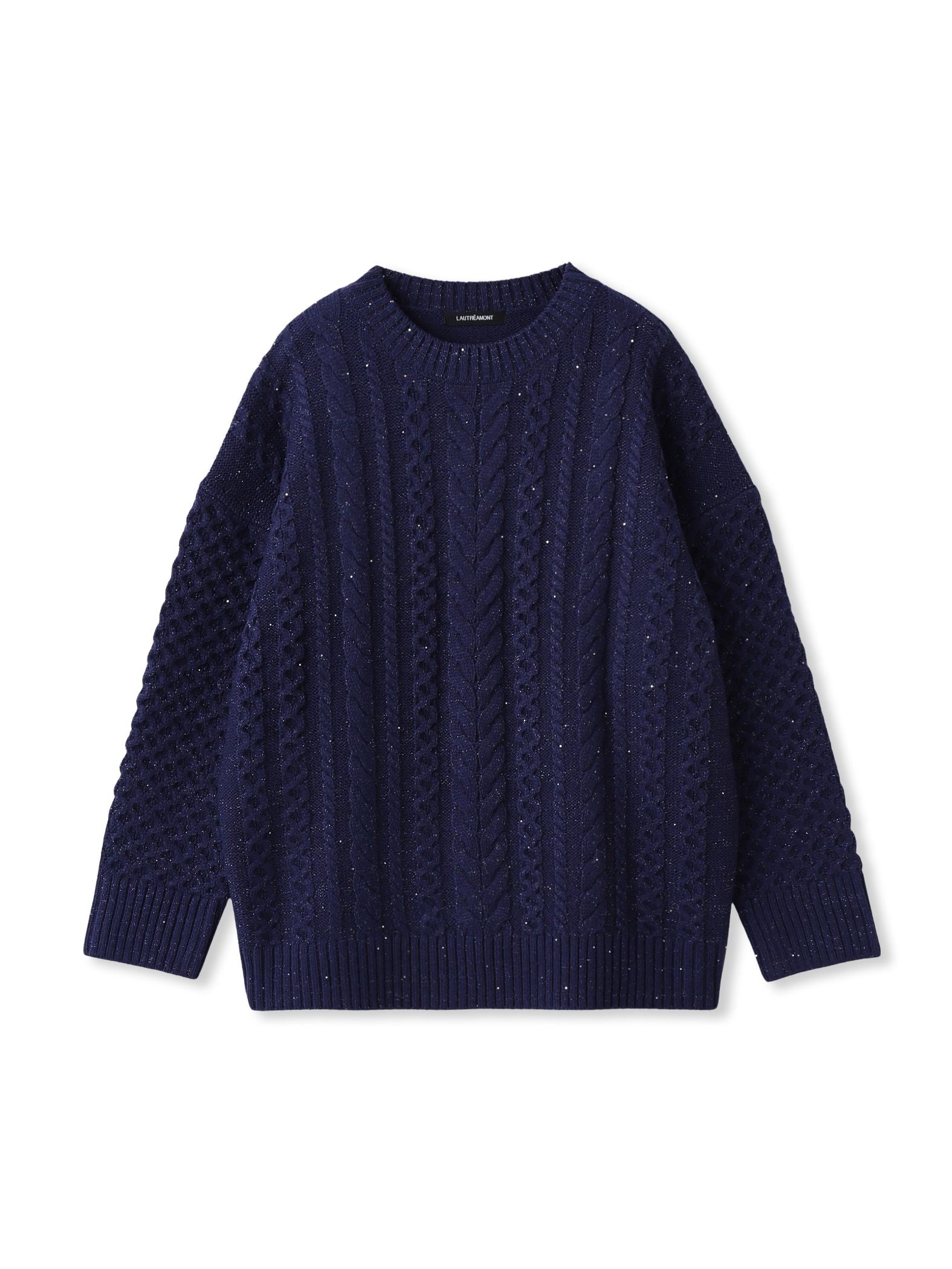 【WEB限定】ケーブル柄編みニット≪洗える≫