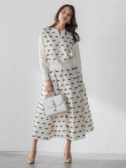 リボンジャガードスカート