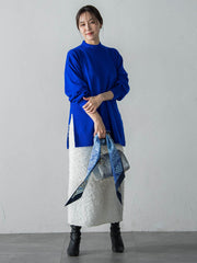 ファインメリノウールチュニックニット≪洗える≫