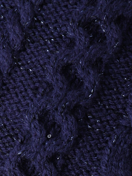 【WEB限定】ケーブル柄編みニット≪洗える≫