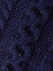 【WEB限定】ケーブル柄編みニット≪洗える≫