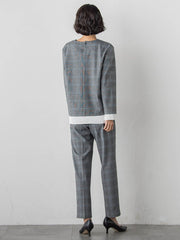 ピクシエスタVネックブラウス≪洗濯機で洗える≫