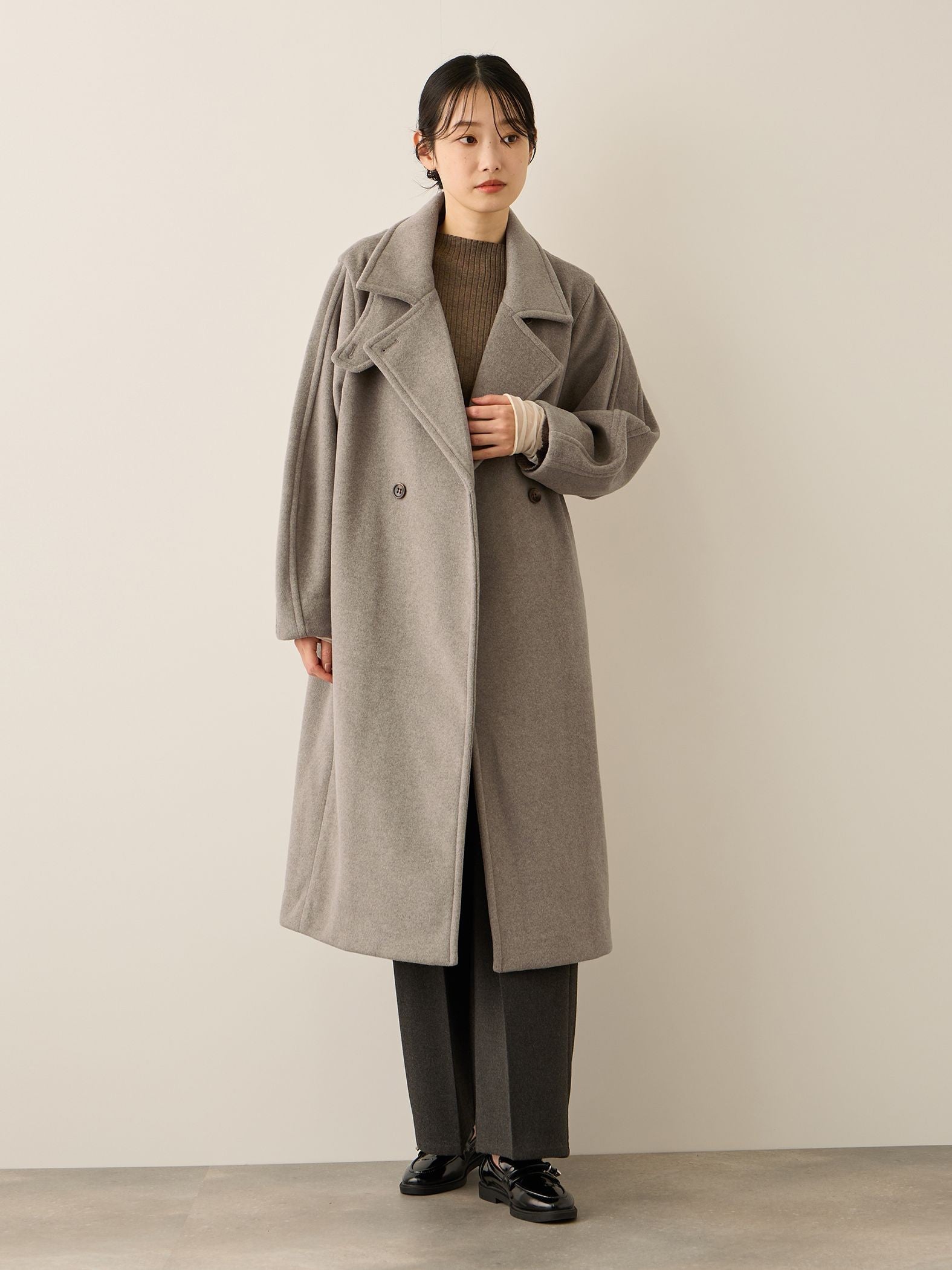 ニットビーバー2WAYカラーコート