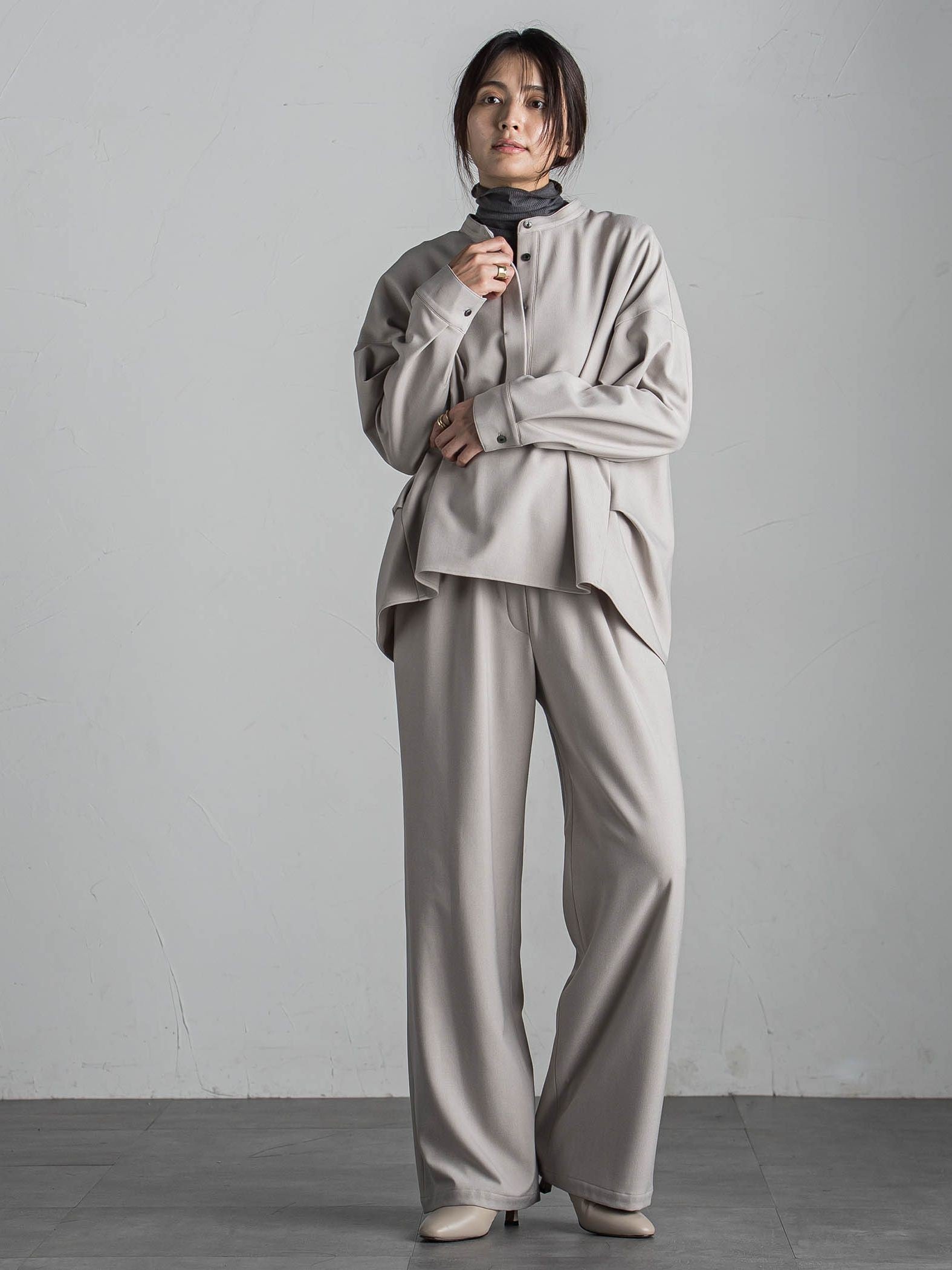 【新色追加】サーモサキソニーバックタックスキッパーブラウス≪洗濯機で洗える≫