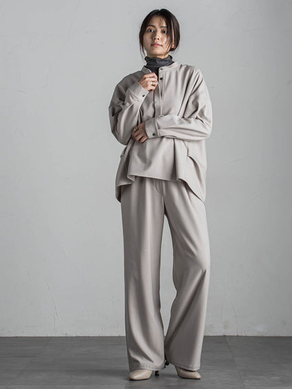 【新色追加】サーモサキソニーバックタックスキッパーブラウス≪洗濯機で洗える≫