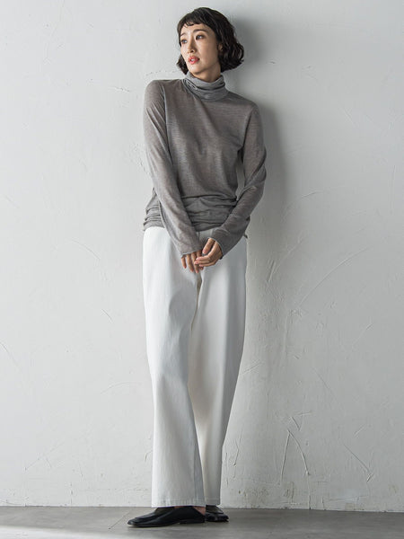 【大きいサイズ】【biyori】裏起毛ウインターデニムパンツ