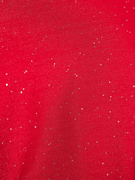 ミニスパンコールクルーネックニット≪手洗い可能≫