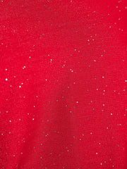 ミニスパンコールクルーネックニット≪手洗い可能≫