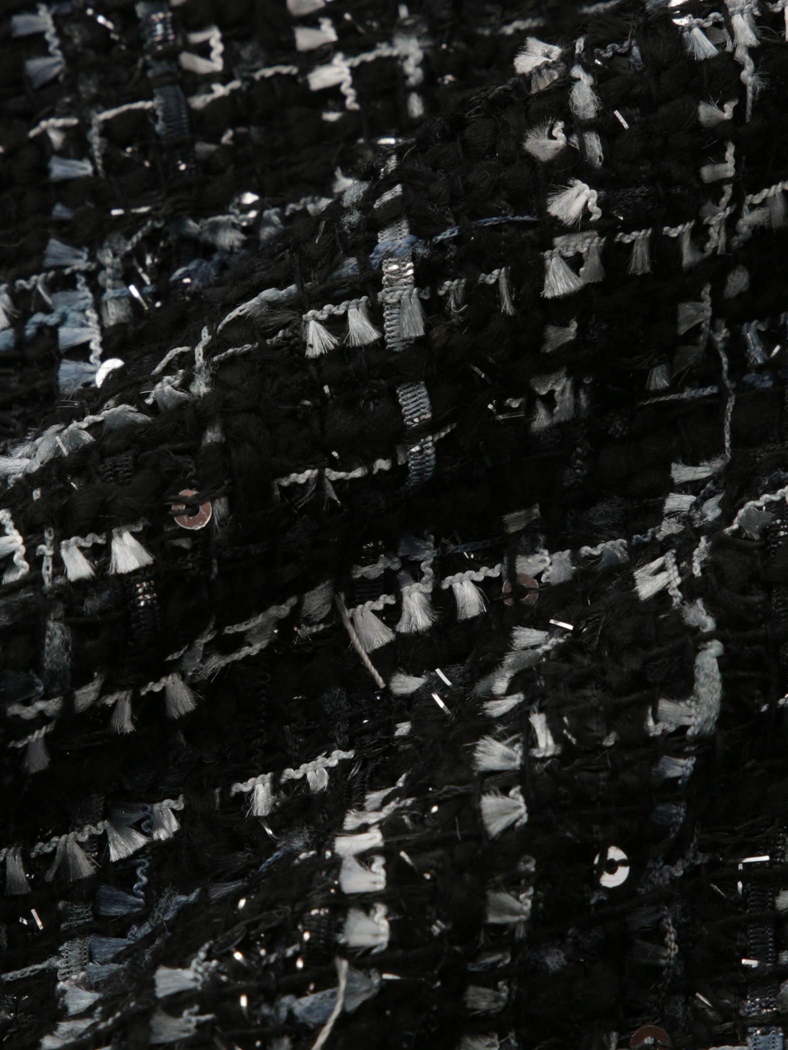 チュールレイヤーセットツィードジャケット