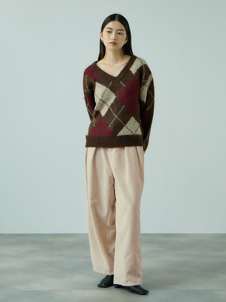 サージ2タックワイドパンツ≪手洗い可能≫