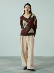 サージ2タックワイドパンツ≪手洗い可能≫