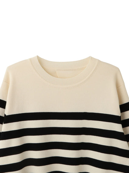 サイドスリットニット×ペプラムヘムインナーSET