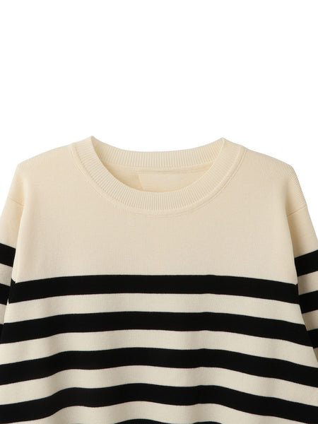 サイドスリットニット×ペプラムヘムインナーSET