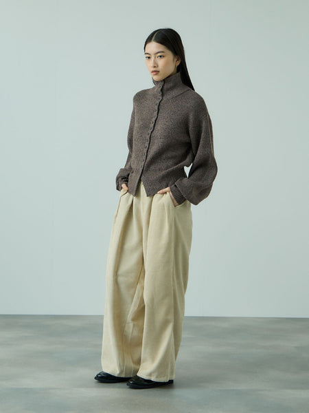 メニボタン2WAYネックニット≪手洗い可能≫