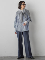 【WEB限定】”3コーデが叶う2点セット”ニット×シャツ