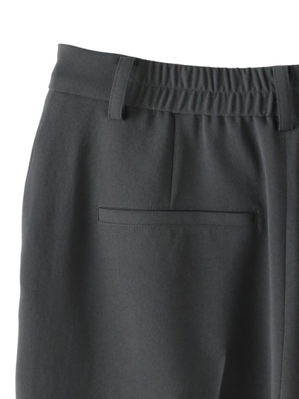 【大きいサイズ】ハイストレッチカルゼストレートパンツ