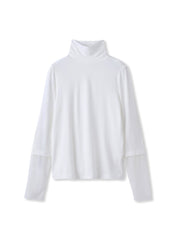 ウォッシャブルベア天竺カットソー≪洗濯機で洗える≫