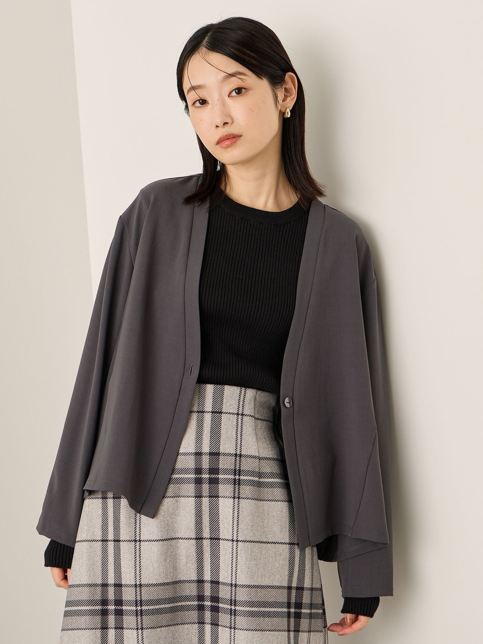 ≪日本製≫　ドライカルゼTEXカーディガン≪手洗い可能≫