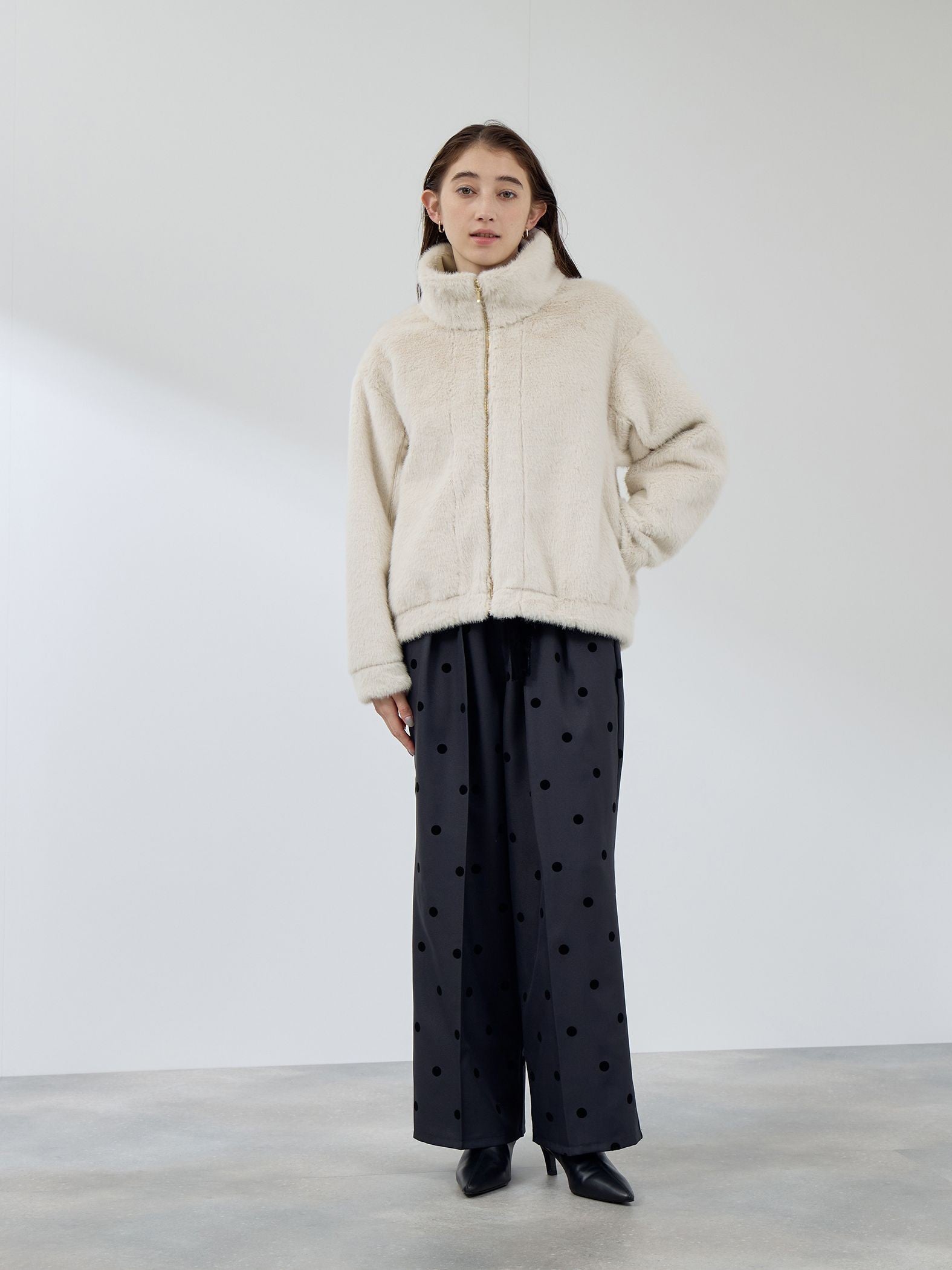 フェイクファームートンブルゾン