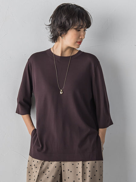 【大きいサイズ/新色追加】Tシャツニット