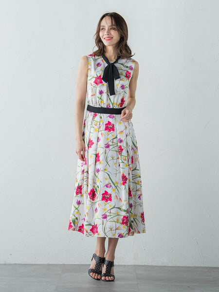 KEITA KAWASAKI × Viaggio Bluコラボ】Wild tulip ワンピース 