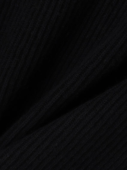 刺繍トリムハイネックニット≪洗える≫